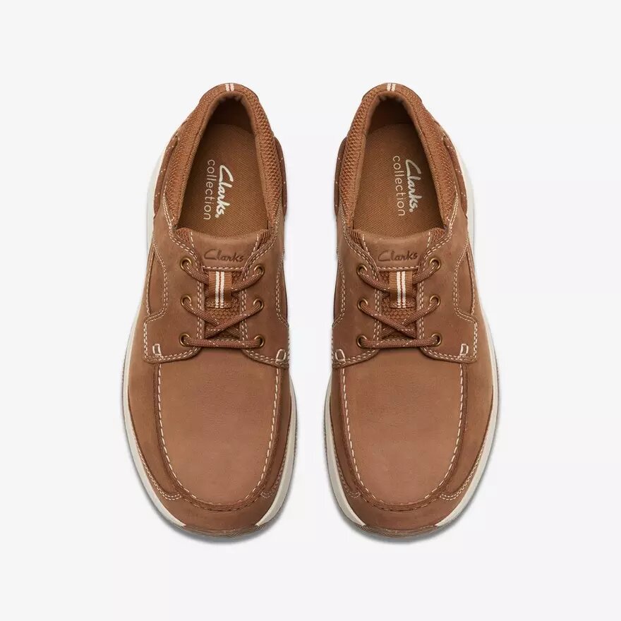 Chaussures bateau pour homme Sailview à lacets en nubuck beige clair Chaussures bateau pour homme Sailview à lacets en nubuck beige clair