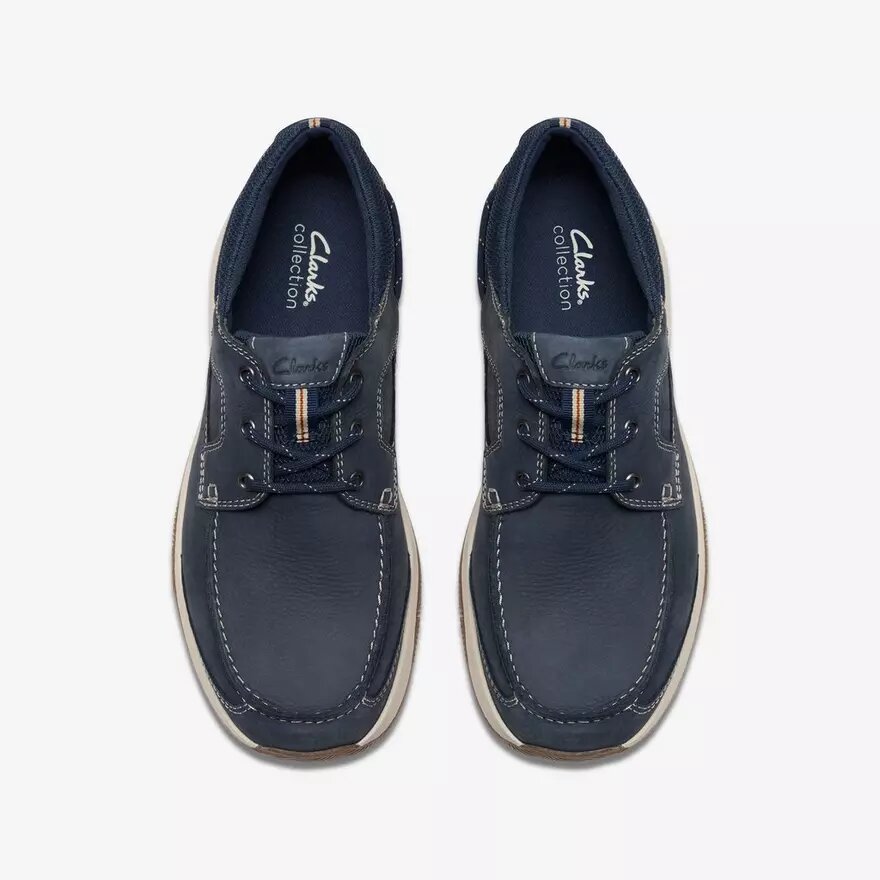 Chaussures bateau Sailview à lacets pour homme en nubuck bleu marine Chaussures bateau Sailview à lacets pour homme en nubuck bleu marine