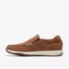 Chaussures bateau sans lacets Sailview Step pour homme en nubuck beige clair en version à enfiler Chaussures bateau sans lacets Sailview Step pour homme en nubuck beige clair en version à enfiler