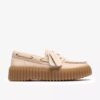 Chaussures bateau Torhill pour femme en nubuck crème Chaussures bateau Torhill pour femme en nubuck crème