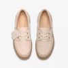 Chaussures bateau Torhill pour femme en nubuck crème Chaussures bateau Torhill pour femme en nubuck crème