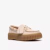 Chaussures bateau Torhill pour femme en nubuck crème Chaussures bateau Torhill pour femme en nubuck crème