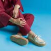 Chaussures bateau Torhill pour femme en nubuck crème Chaussures bateau Torhill pour femme en nubuck crème