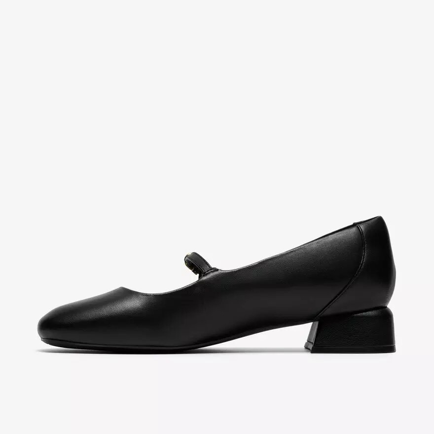 Chaussures à bride Daiss30 Bar en cuir noir pour femme Chaussures à bride Daiss30 Bar en cuir noir pour femme