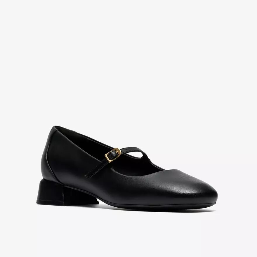 Chaussures à bride Daiss30 Bar en cuir noir pour femme Chaussures à bride Daiss30 Bar en cuir noir pour femme