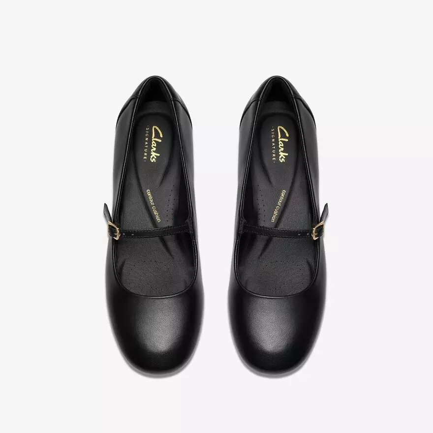 Chaussures à bride Daiss30 Bar en cuir noir pour femme Chaussures à bride Daiss30 Bar en cuir noir pour femme
