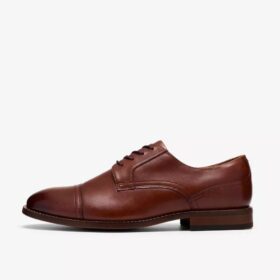 Chaussures brogues Bowburn Cap en cuir beige pour homme