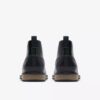 Chaussures Chukka Monahan noires lisses pour homme
