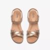 Chaussures compensées Kacha Twist pour femme, en cuir mélangé, couleur taupe, de la marque Us Chaussures compensées Kacha Twist pour femme, en cuir mélangé, couleur taupe, de la marque Us