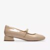 Chaussures Daiss30 Bar en cuir verni beige pour femme Chaussures Daiss30 Bar en cuir verni beige pour femme