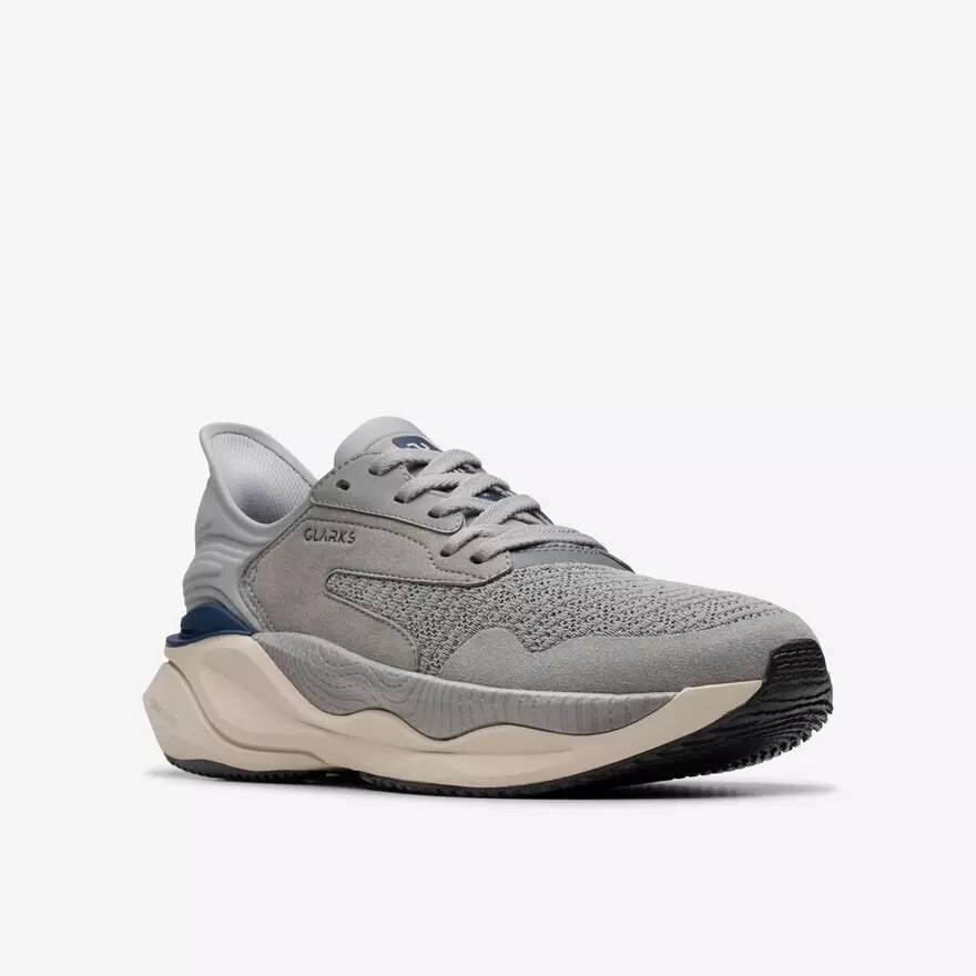 Chaussures de marche athleisure pour homme Pace Walk Grey Chaussures de marche athleisure pour homme Pace Walk Grey