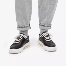 Chaussures de marche Hollyhock en cuir noir pour femme