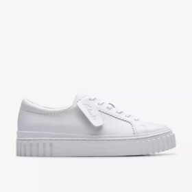 Chaussures de marche Mayhill en cuir blanc pour femme