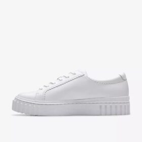 Chaussures de marche Mayhill en cuir blanc pour femme