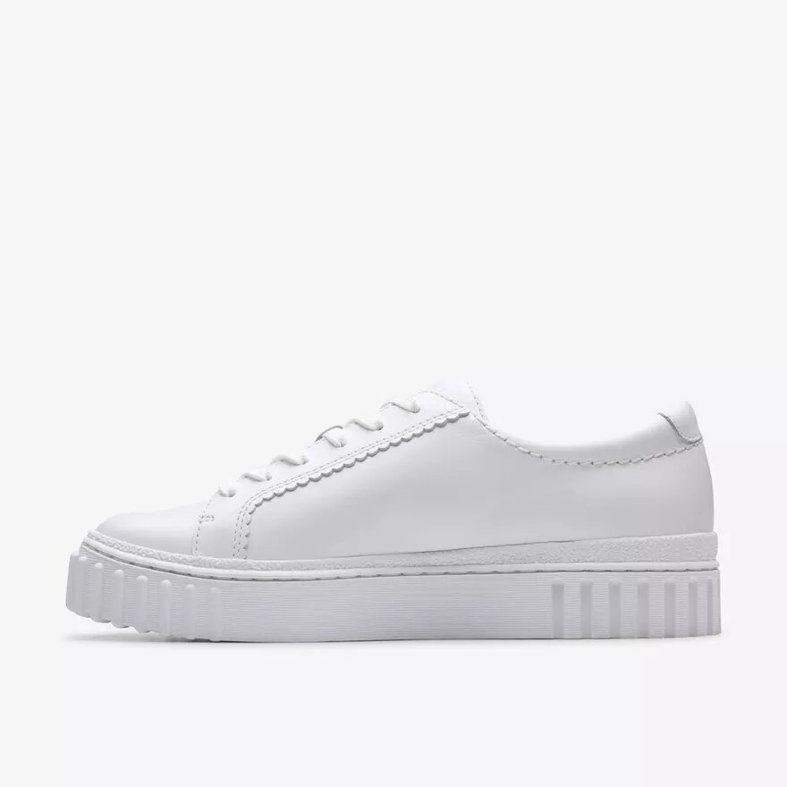 Chaussures de marche Mayhill en cuir blanc pour femme Chaussures de marche Mayhill en cuir blanc pour femme