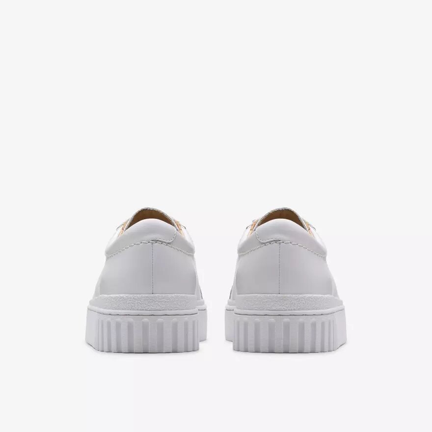 Chaussures de marche Mayhill en cuir blanc pour femme Chaussures de marche Mayhill en cuir blanc pour femme