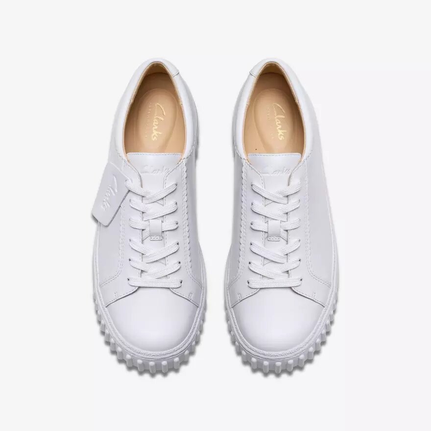 Chaussures de marche Mayhill en cuir blanc pour femme Chaussures de marche Mayhill en cuir blanc pour femme