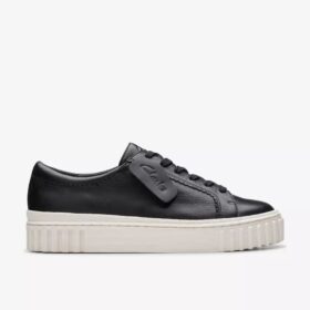 Chaussures de marche Mayhill en cuir noir pour femme