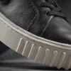 Chaussures de marche Mayhill en cuir noir pour femme Chaussures de marche Mayhill en cuir noir pour femme