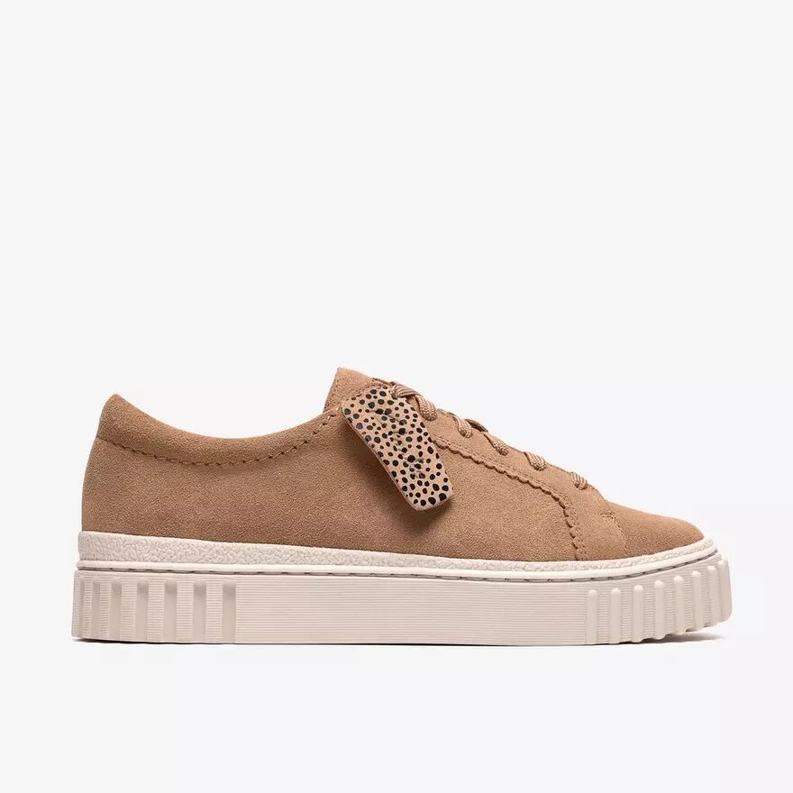 Chaussures de marche Mayhill en daim beige pour femme Chaussures de marche Mayhill en daim beige pour femme