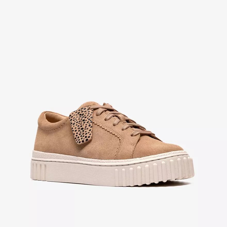 Chaussures de marche Mayhill en daim beige pour femme Chaussures de marche Mayhill en daim beige pour femme