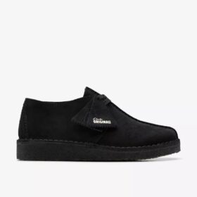 Chaussures Desert Trek en daim noir pour femme