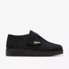 Chaussures Desert Trek en daim noir pour homme (tailles US)