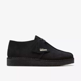 Chaussures Desert Trek en daim noir pour homme (tailles US)