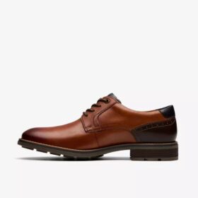 Chaussures Emmet Plain en cuir beige pour homme
