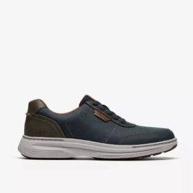 Chaussures en cuir bleu marine à lacets Craftwell pour homme