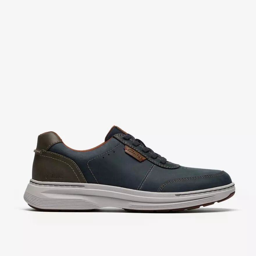 Chaussures en cuir bleu marine à lacets Craftwell pour homme Chaussures en cuir bleu marine à lacets Craftwell pour homme