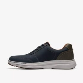 Chaussures en cuir bleu marine à lacets Craftwell pour homme