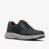 Chaussures en cuir bleu marine à lacets Craftwell pour homme Chaussures en cuir bleu marine à lacets Craftwell pour homme