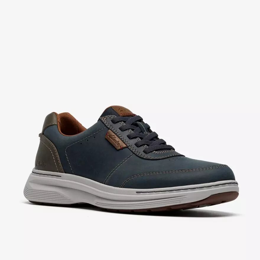 Chaussures en cuir bleu marine à lacets Craftwell pour homme Chaussures en cuir bleu marine à lacets Craftwell pour homme