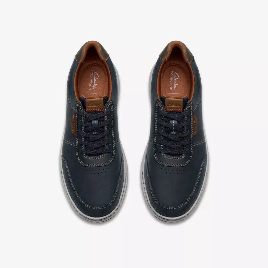 Chaussures en cuir bleu marine à lacets Craftwell pour homme Chaussures en cuir bleu marine à lacets Craftwell pour homme