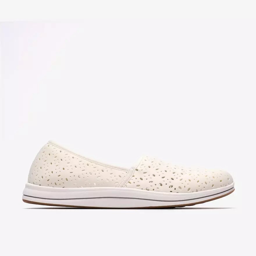 Chaussures à enfiler Breeze Lily blanches pour femme Chaussures à enfiler Breeze Lily blanches pour femme
