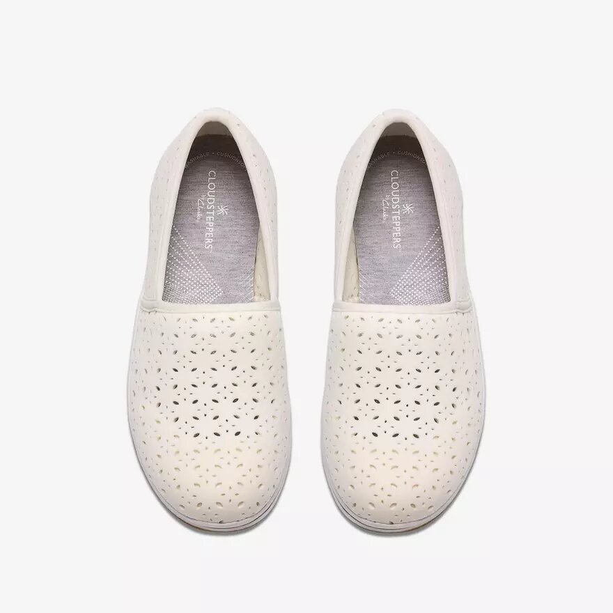 Chaussures à enfiler Breeze Lily blanches pour femme Chaussures à enfiler Breeze Lily blanches pour femme