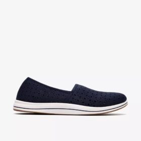 Chaussures à enfiler Breeze Lily bleu marine pour femme