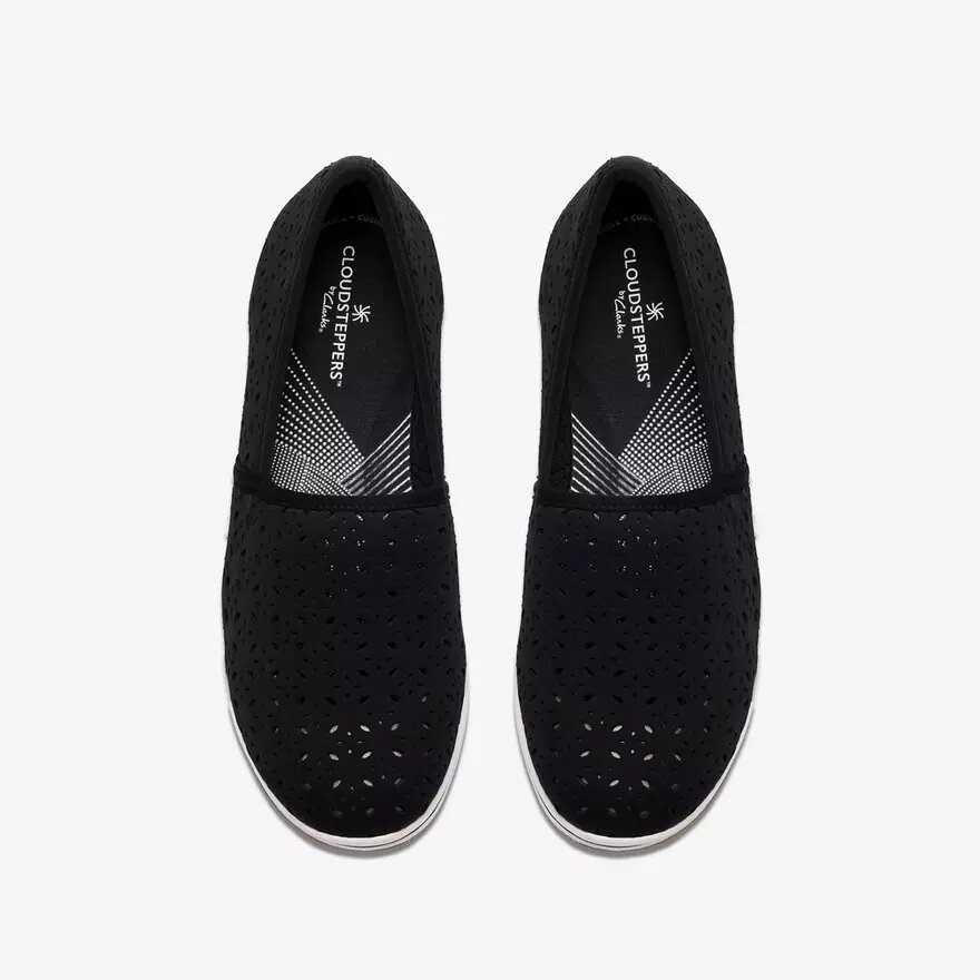 Chaussures à enfiler Breeze Lily noires pour femme Chaussures à enfiler Breeze Lily noires pour femme