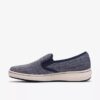 Chaussures à enfiler Breeze Sky Zoe en toile bleu marine pour femme Chaussures à enfiler Breeze Sky Zoe en toile bleu marine pour femme