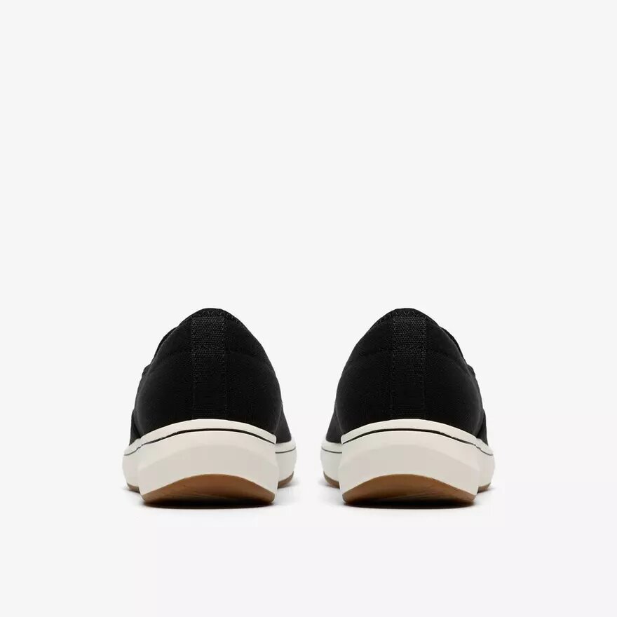 Chaussures à enfiler Breeze Sky Zoe en toile noire pour femme Chaussures à enfiler Breeze Sky Zoe en toile noire pour femme