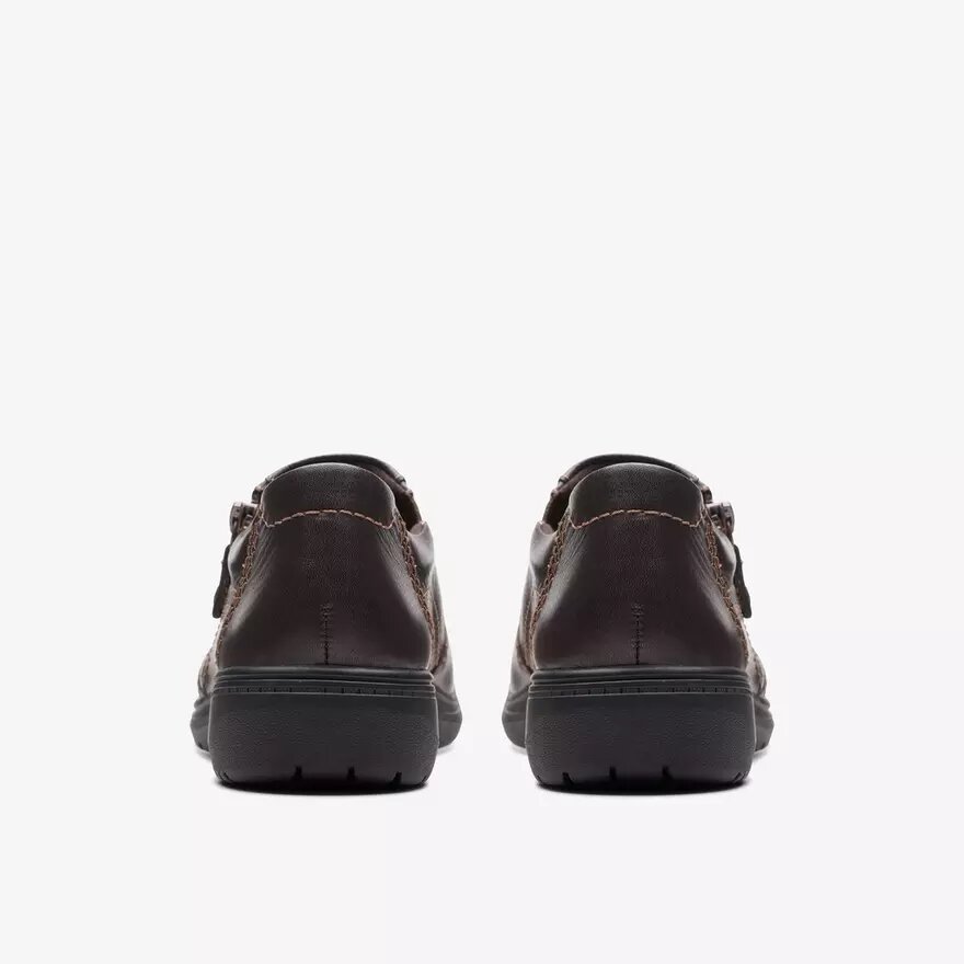 Chaussures à enfiler Carleigh Ray en cuir marron foncé pour femme Chaussures à enfiler Carleigh Ray en cuir marron foncé pour femme