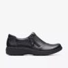 Chaussures à enfiler Carleigh Ray en cuir noir pour femme Chaussures à enfiler Carleigh Ray en cuir noir pour femme