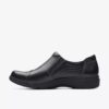 Chaussures à enfiler Carleigh Ray en cuir noir pour femme Chaussures à enfiler Carleigh Ray en cuir noir pour femme