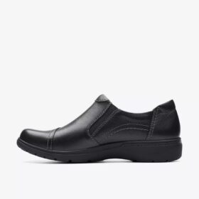 Chaussures à enfiler Carleigh Ray en cuir noir pour femme