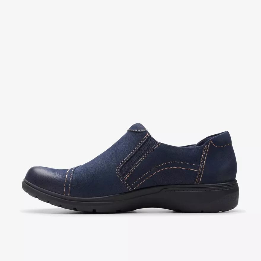 Chaussures à enfiler Carleigh Ray en nubuck bleu marine pour femme Chaussures à enfiler Carleigh Ray en nubuck bleu marine pour femme