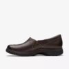 Chaussures à enfiler Certina Ease en cuir marron foncé pour femme Chaussures à enfiler Certina Ease en cuir marron foncé pour femme