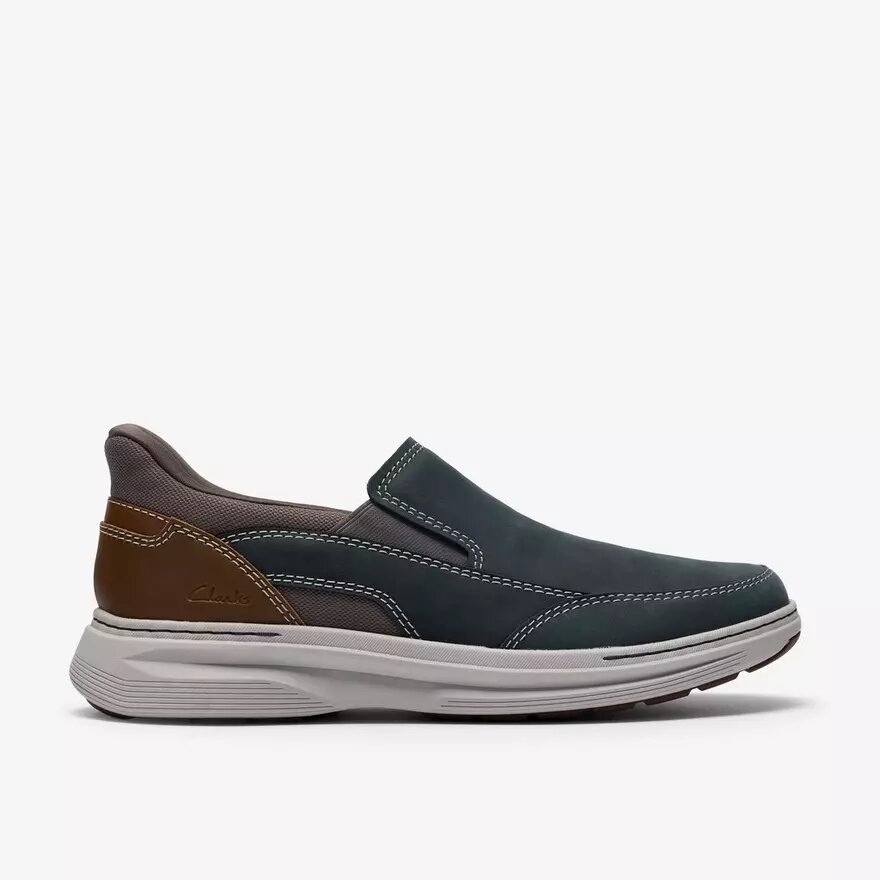 Chaussures à enfiler Craftwell Step en cuir bleu marine pour homme Chaussures à enfiler Craftwell Step en cuir bleu marine pour homme