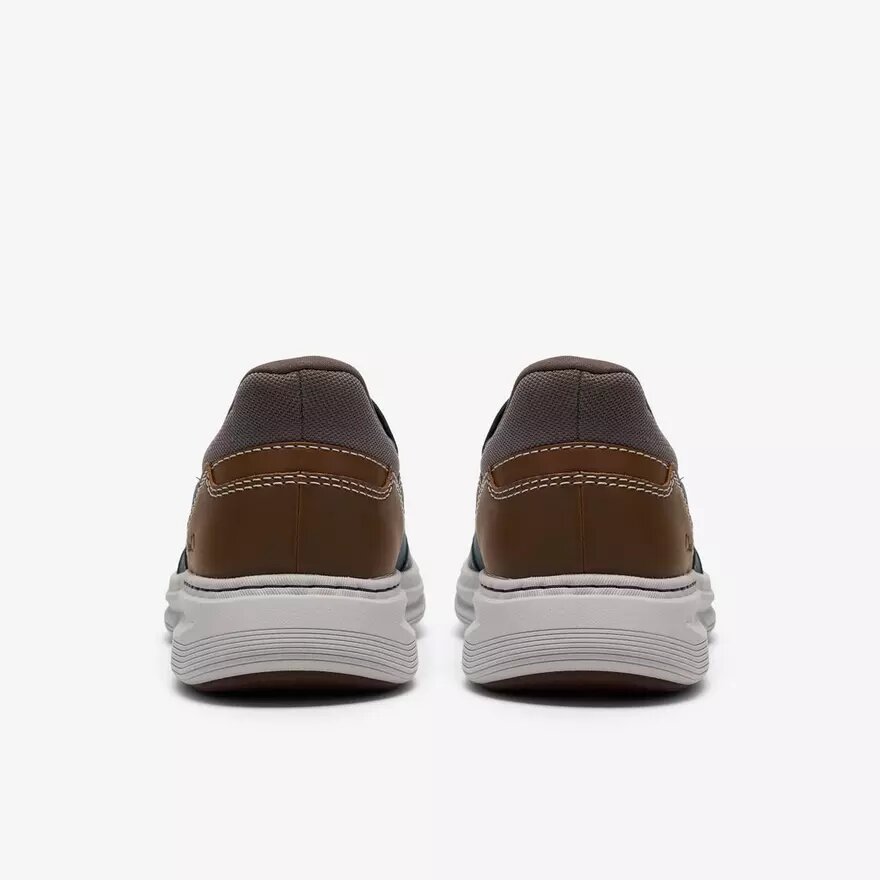 Chaussures à enfiler Craftwell Step en cuir bleu marine pour homme Chaussures à enfiler Craftwell Step en cuir bleu marine pour homme