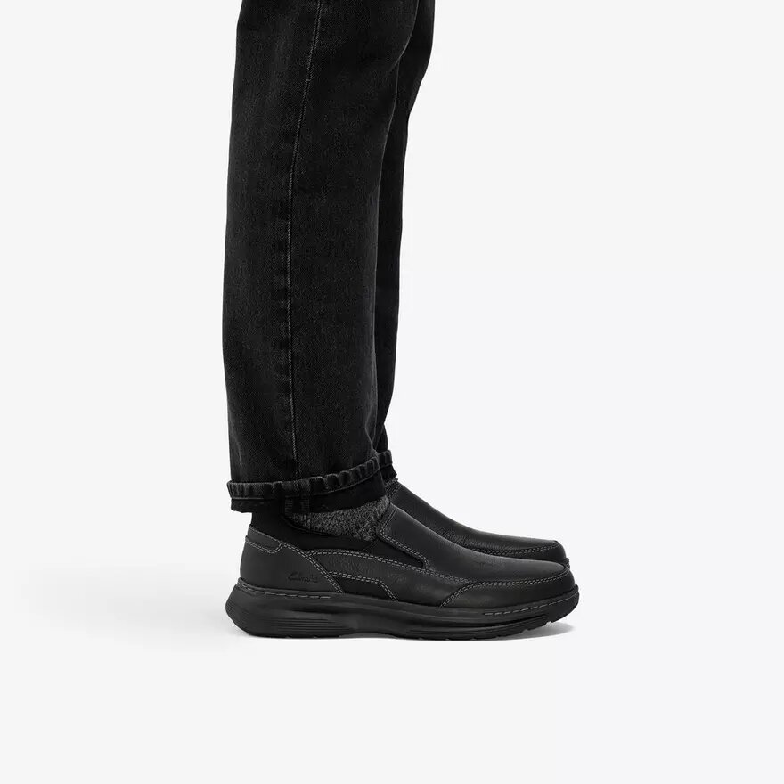 Chaussures à enfiler Craftwell Step noires pour homme Chaussures à enfiler Craftwell Step noires pour homme